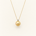 Diana 金珠戴妃吊坠｜Diana Gold Pearl Pendant