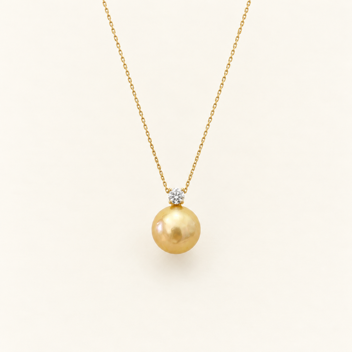 Diana 金珠戴妃吊坠｜Diana Gold Pearl Pendant